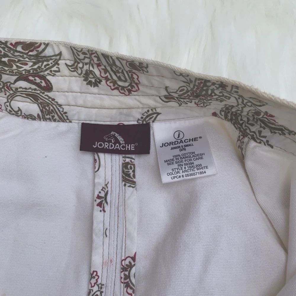 Vintage Jordache 100% Cotton Fitted Jacket size small - Picture 2 of 3